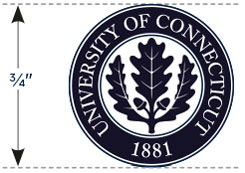 UConn Seal minimum size