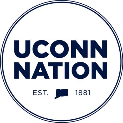 UConn Nation badge white