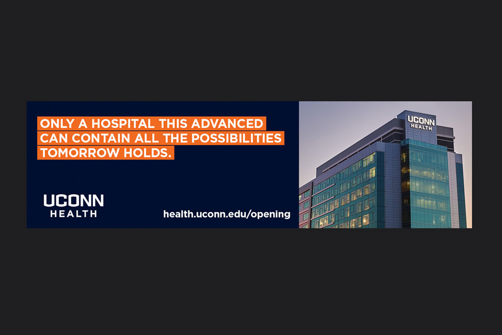 UConn Health billboard