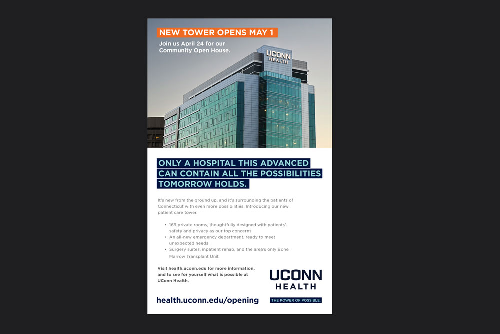 UConn Health university tower opening gala