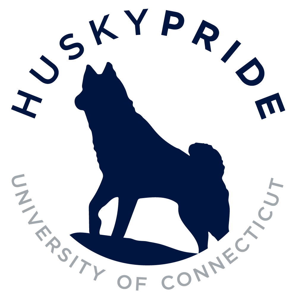 Husky Pride with Jonathan statue