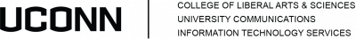 UConn logo with more than two unit names as an example of cobranding