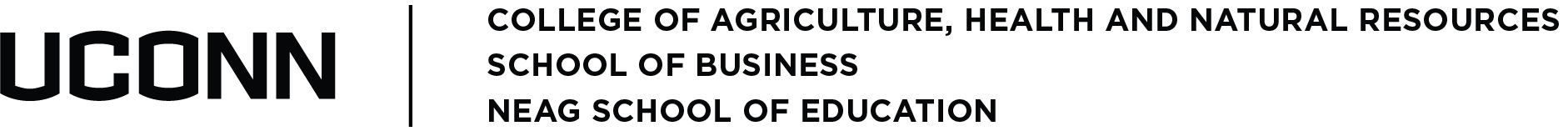 Example of more than two schools and colleges in co-branding; UConn College of Liberal Arts and Sciences, School of Business and Neag School of Education