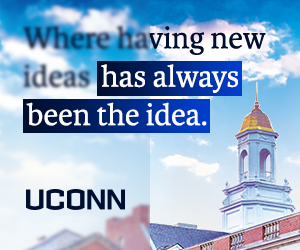UConn digital ad "Where having new ideas has always been the idea.