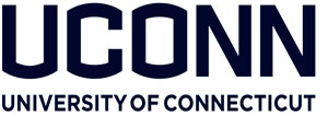 UConn wordmark stretched vertically