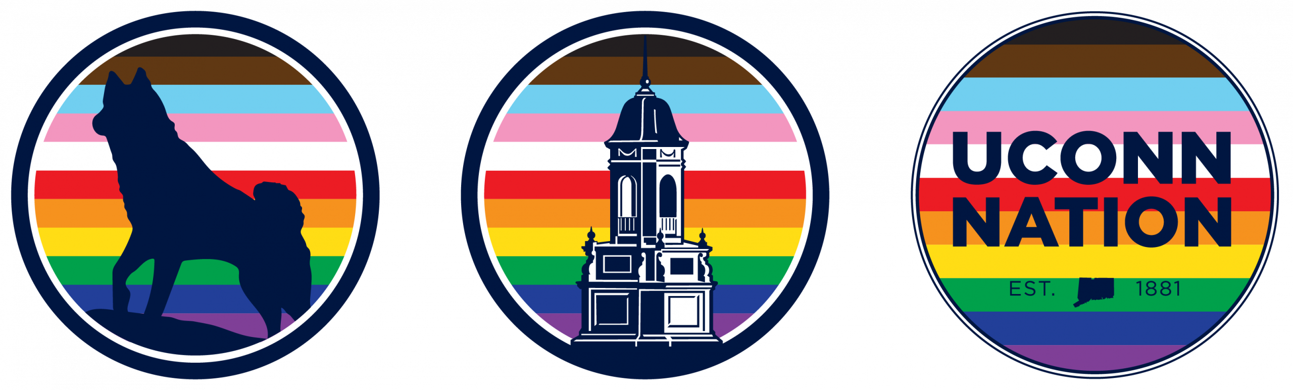 UConn alternative pride badges for inclusion