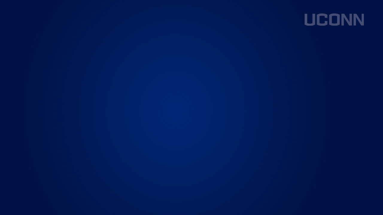 blue gradient background with UConn watermark